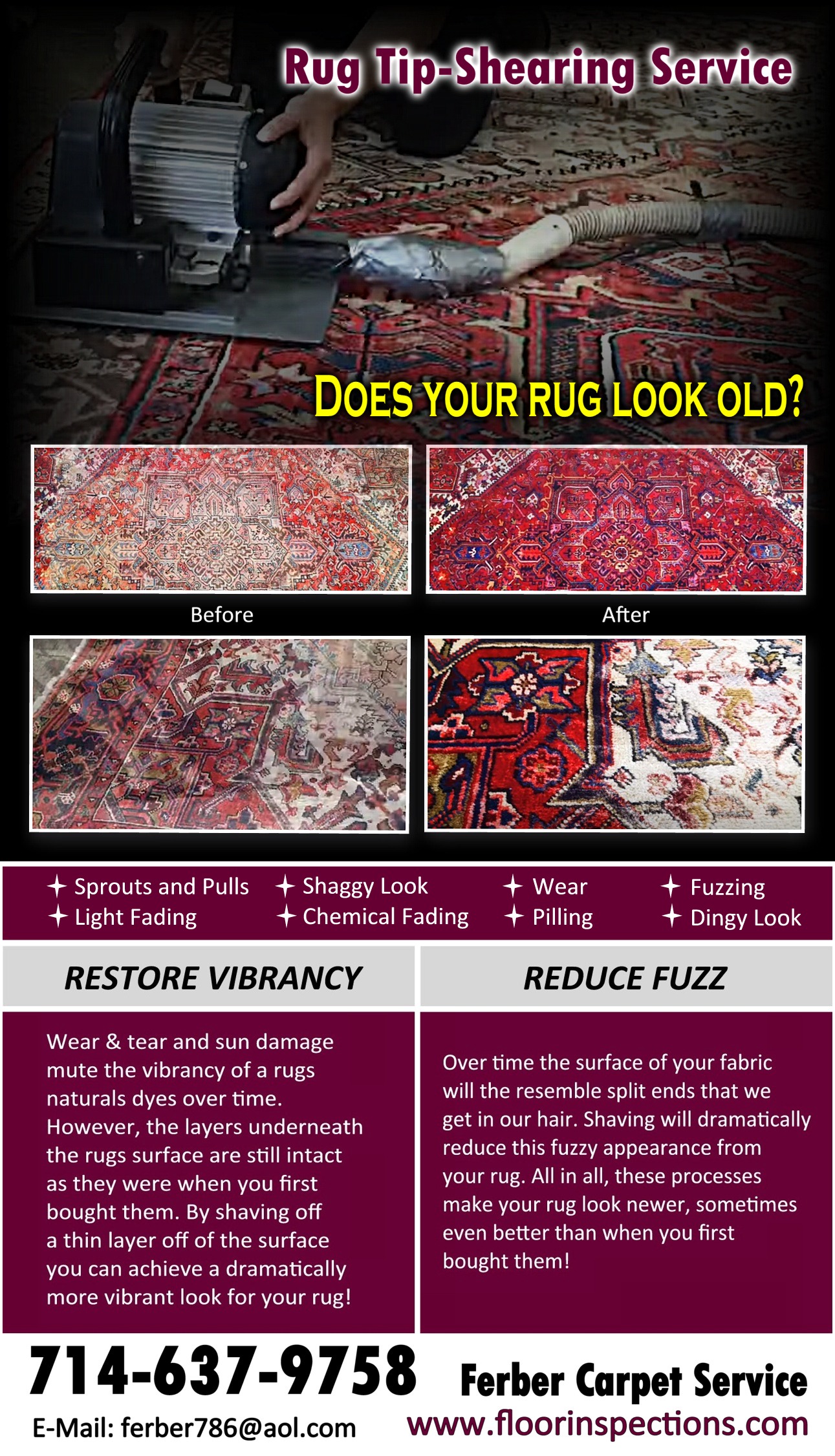 RUG SHEARING FLIER
